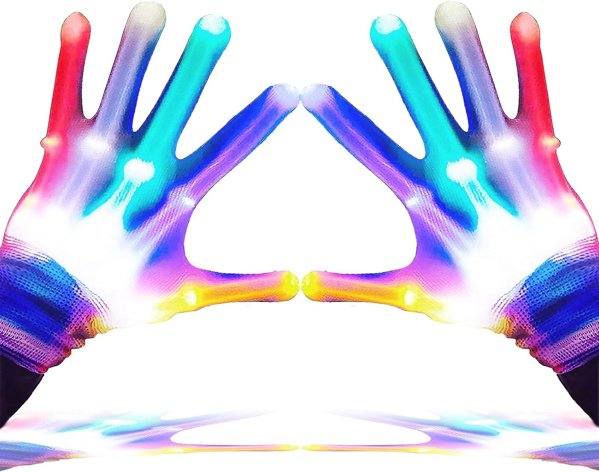 Kids' LED Light-Up Finger Gloves