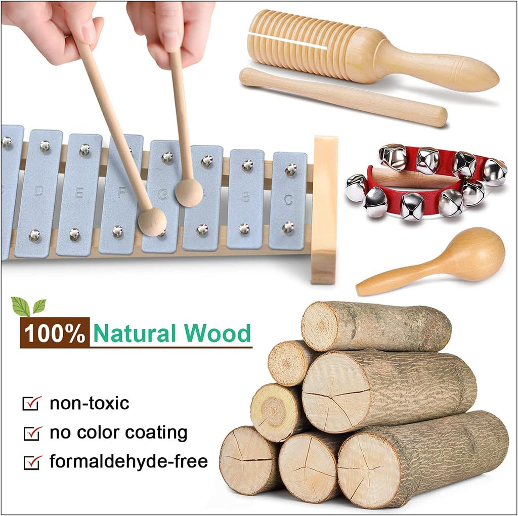Little Music Makers Wooden Instrument Set