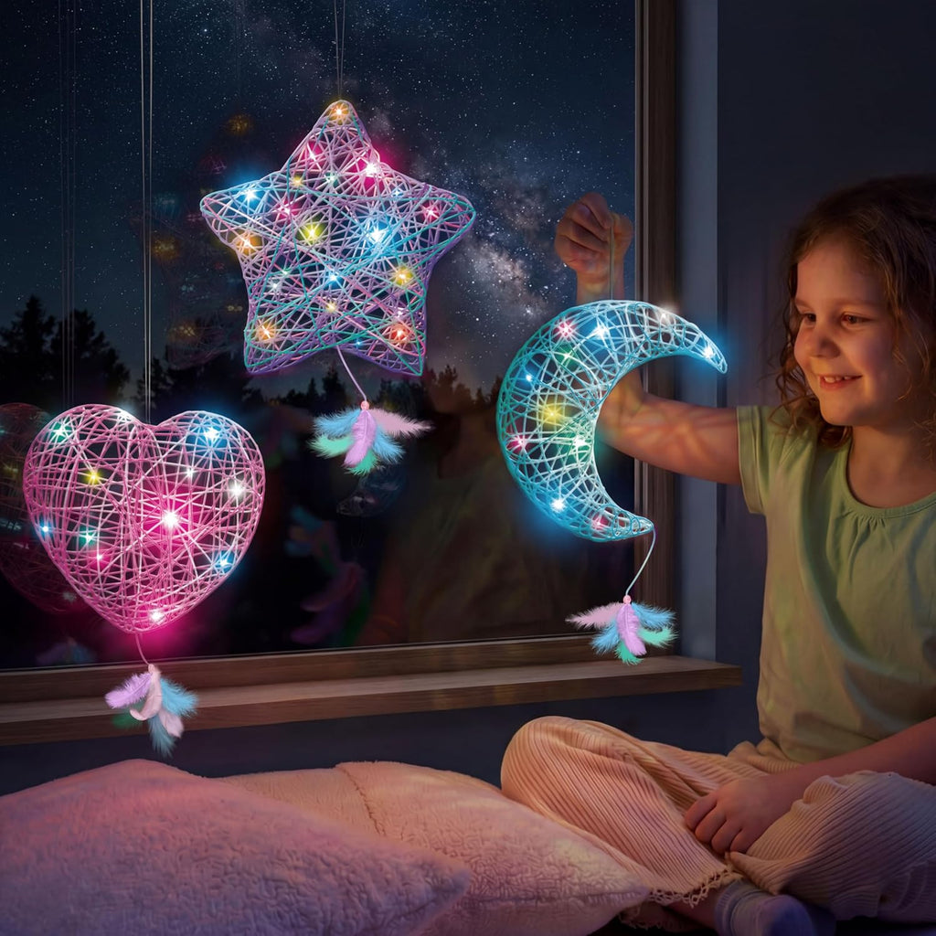 3D String Art Star Light Craft Kit For Kids