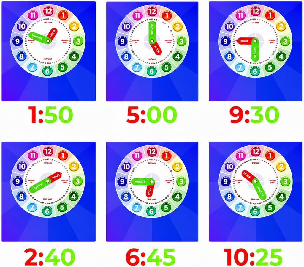 Tick Tock Wooden Teaching Clock