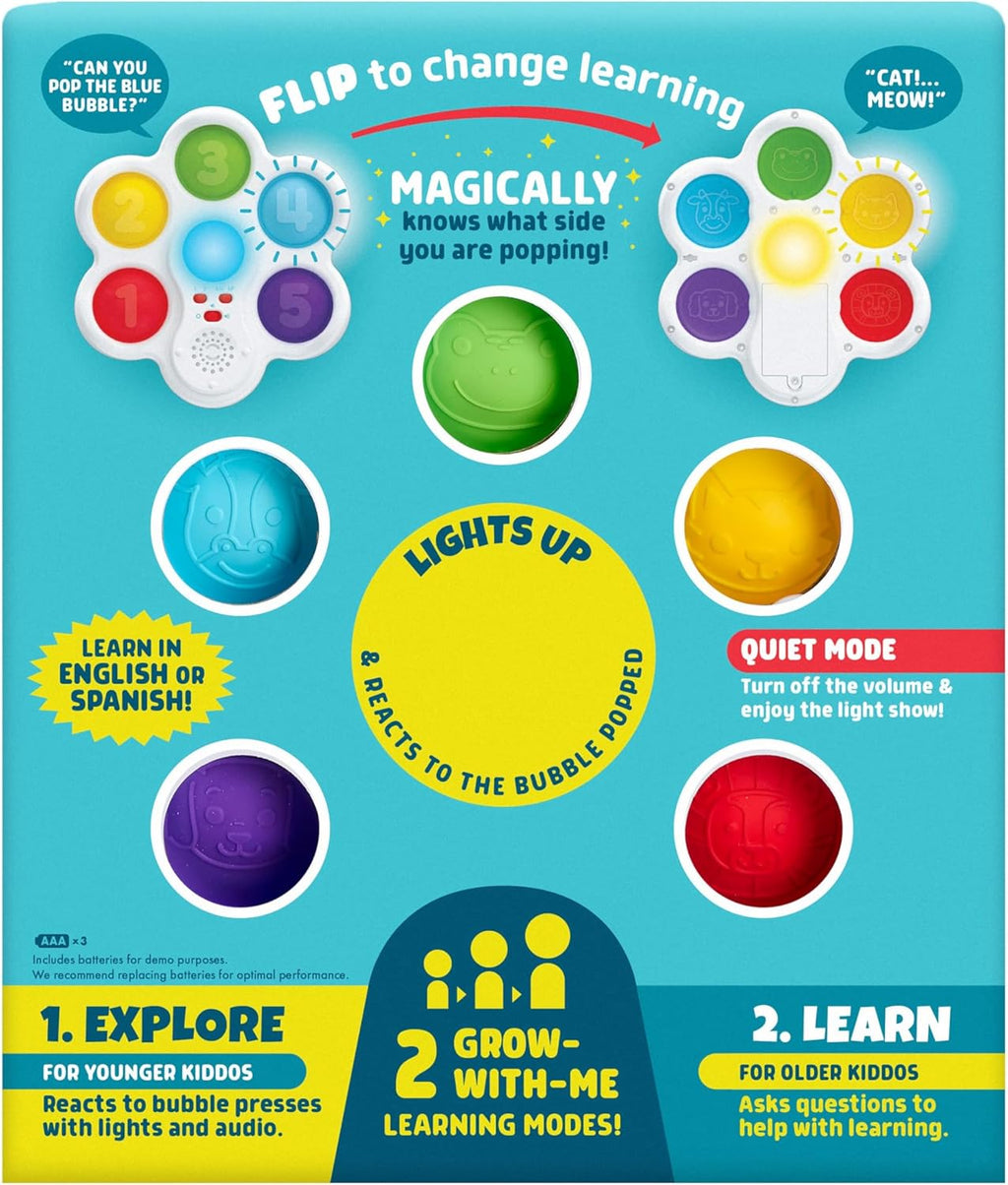 Pop & Learn Bilingual Sensory Toy