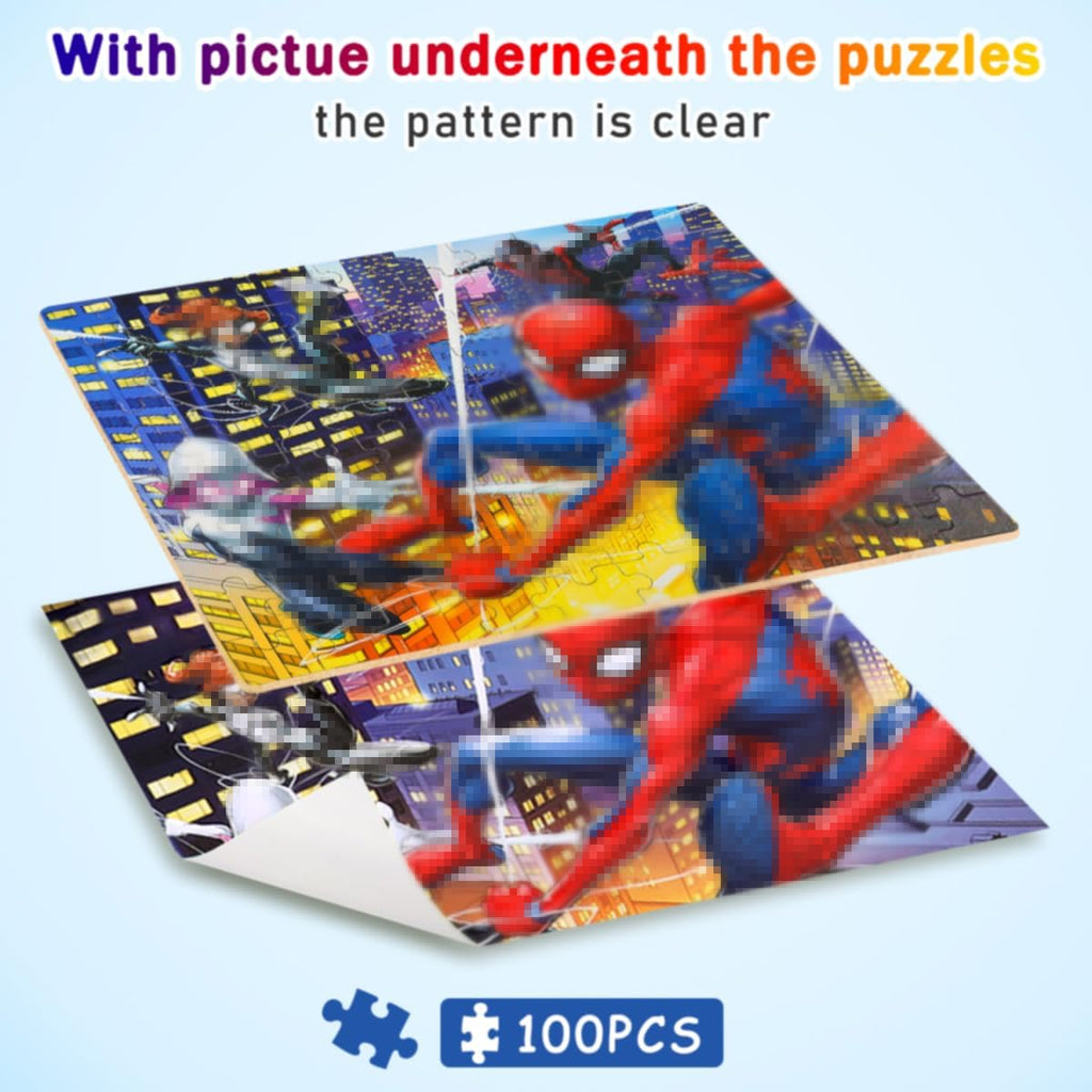Spider Adventure 100 Piece Jigsaw Puzzle for Kids in Travel Tin Box