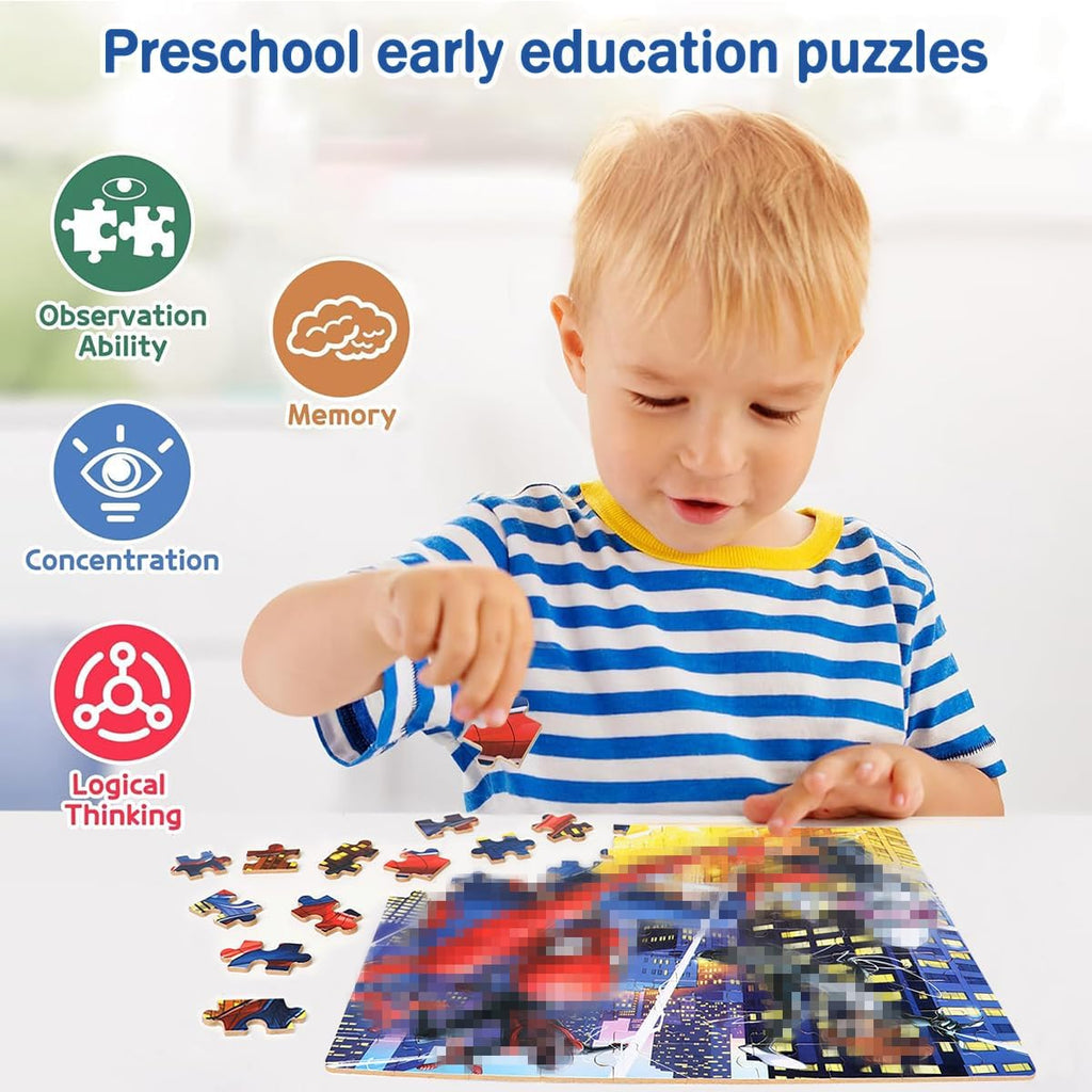 Spider Adventure 100 Piece Jigsaw Puzzle for Kids in Travel Tin Box
