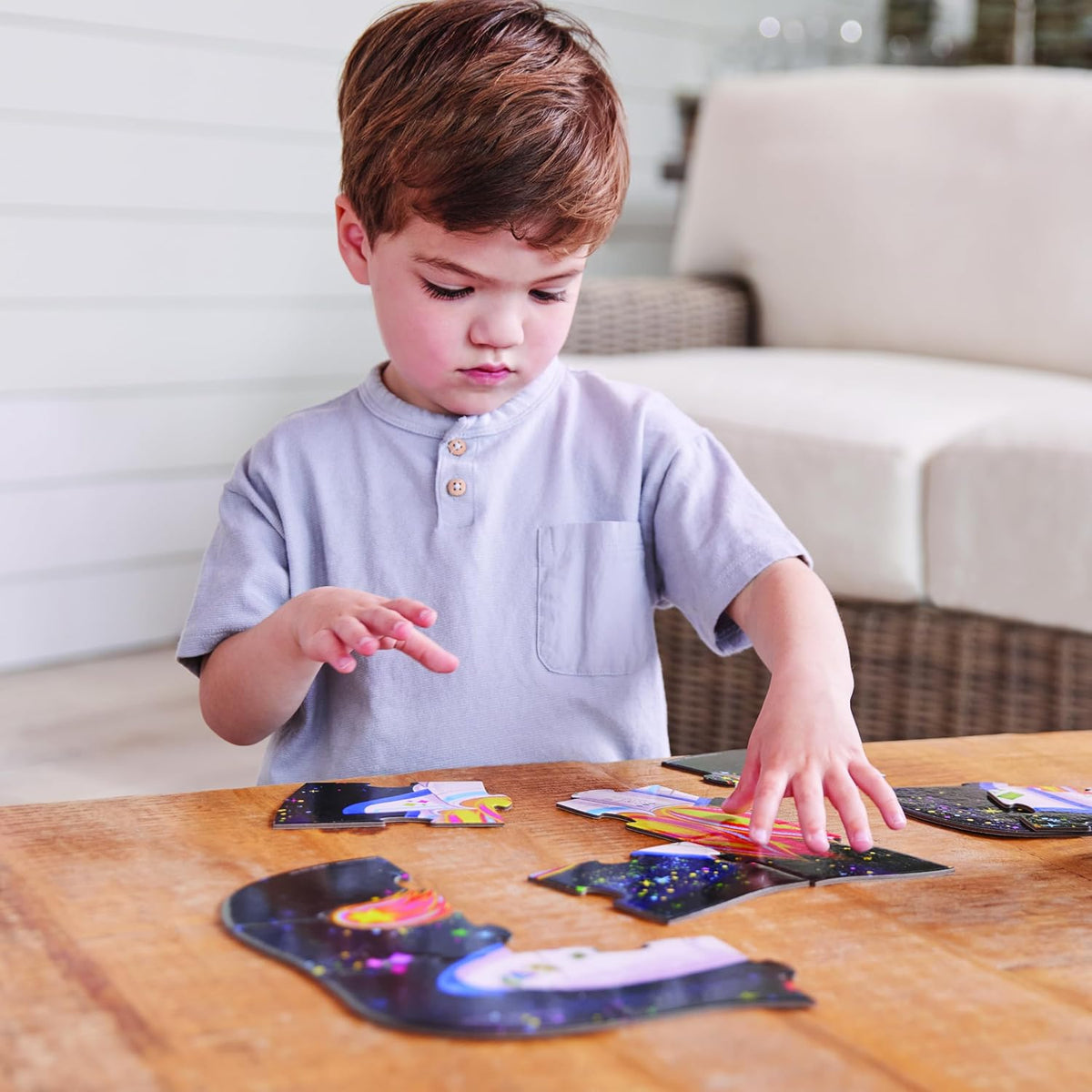 Animal Friends Toddler Floor Puzzle, 12 Large Pieces, Ages 2+ - product photo
