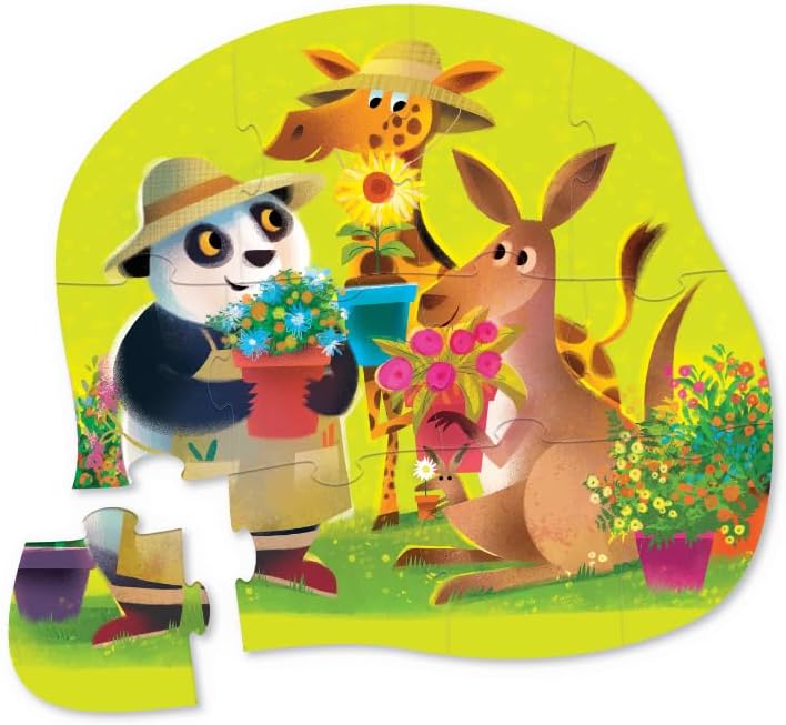 Animal Friends Toddler Floor Puzzle, 12 Large Pieces, Ages 2+ - product photo