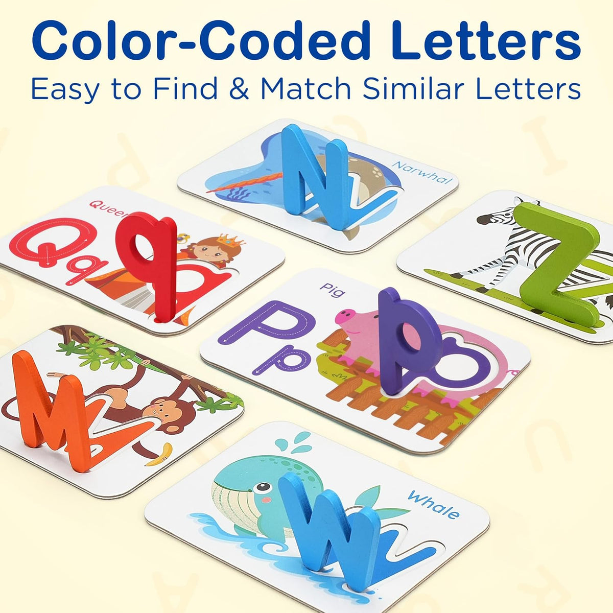 My First ABC Wooden Letter-Matching Kit