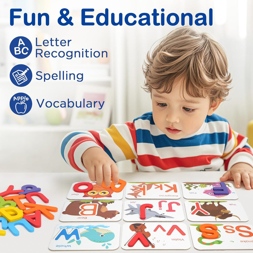 My First ABC Wooden Letter-Matching Kit