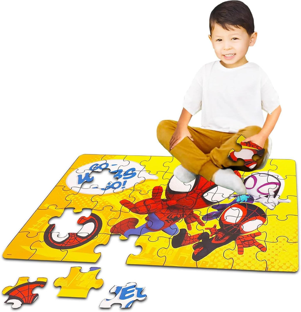 Spider Man's Amazing Puzzle Adventure, 46 Piece Floor Puzzle