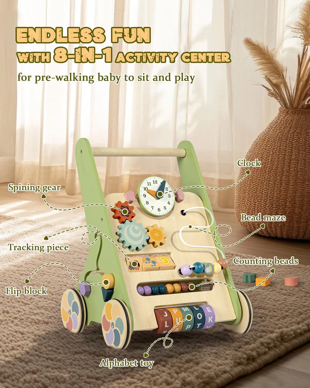 Wooden Activity Walker