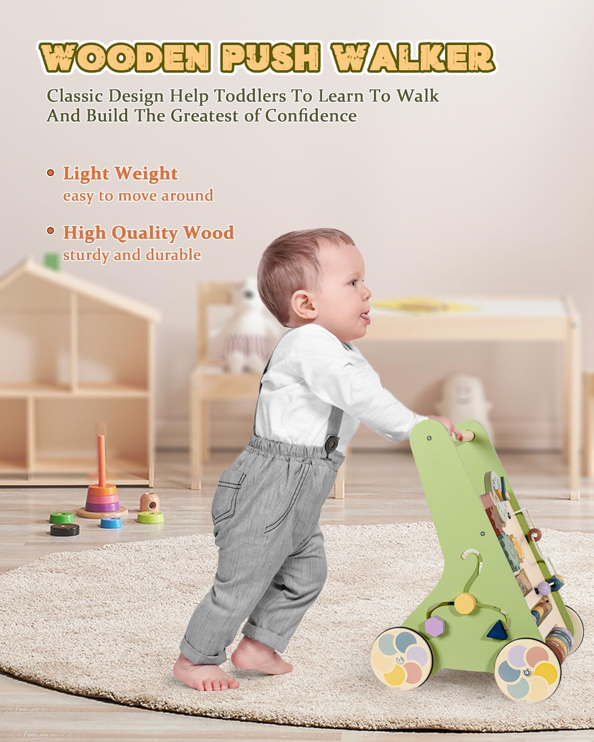 Wooden Activity Walker