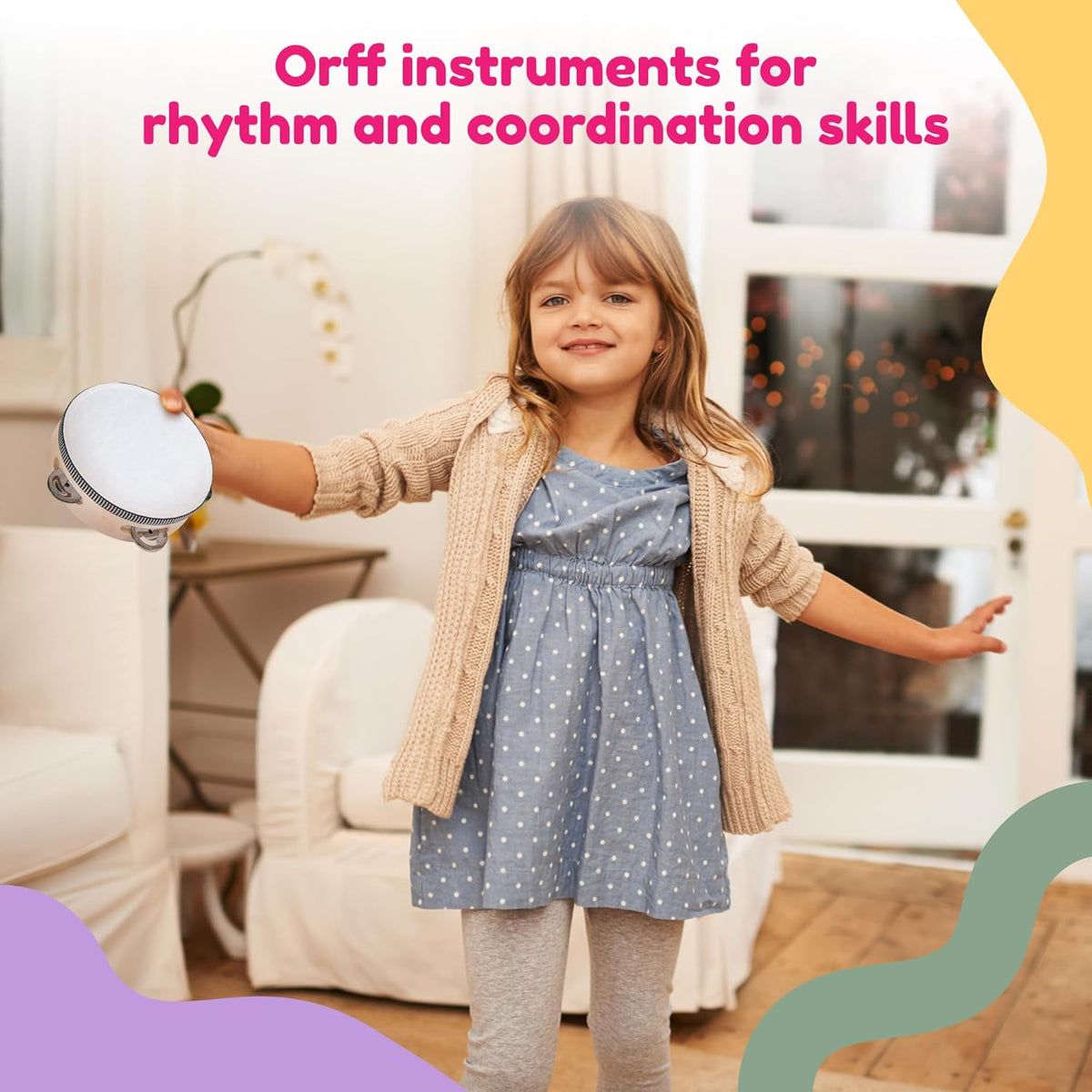 Wooden Rhythm & Music Instrument Set