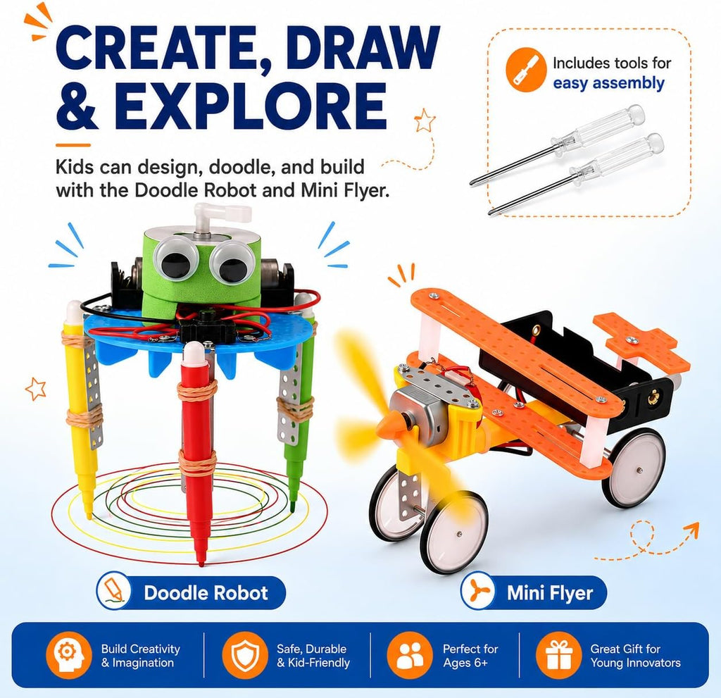 Young Inventor 5-in-1 Robot Lab