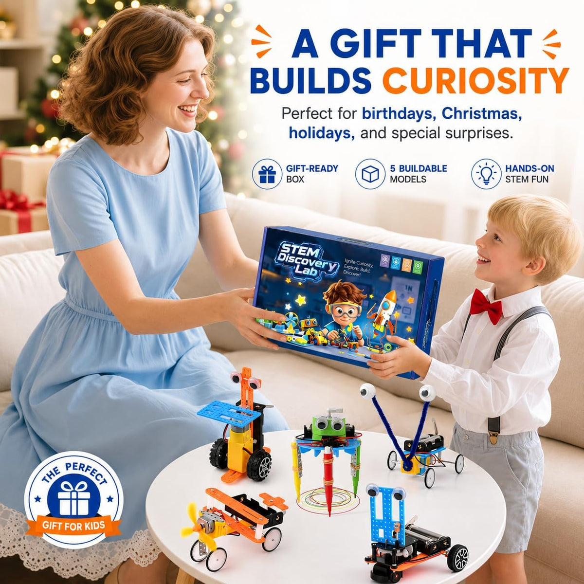 Young Inventor 5-in-1 Robot Lab
