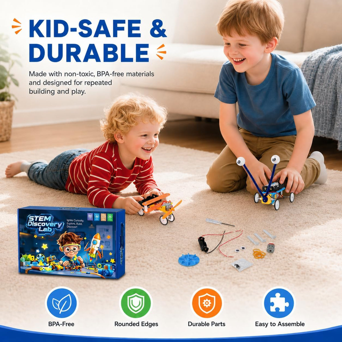 Young Inventor 5-in-1 Robot Lab
