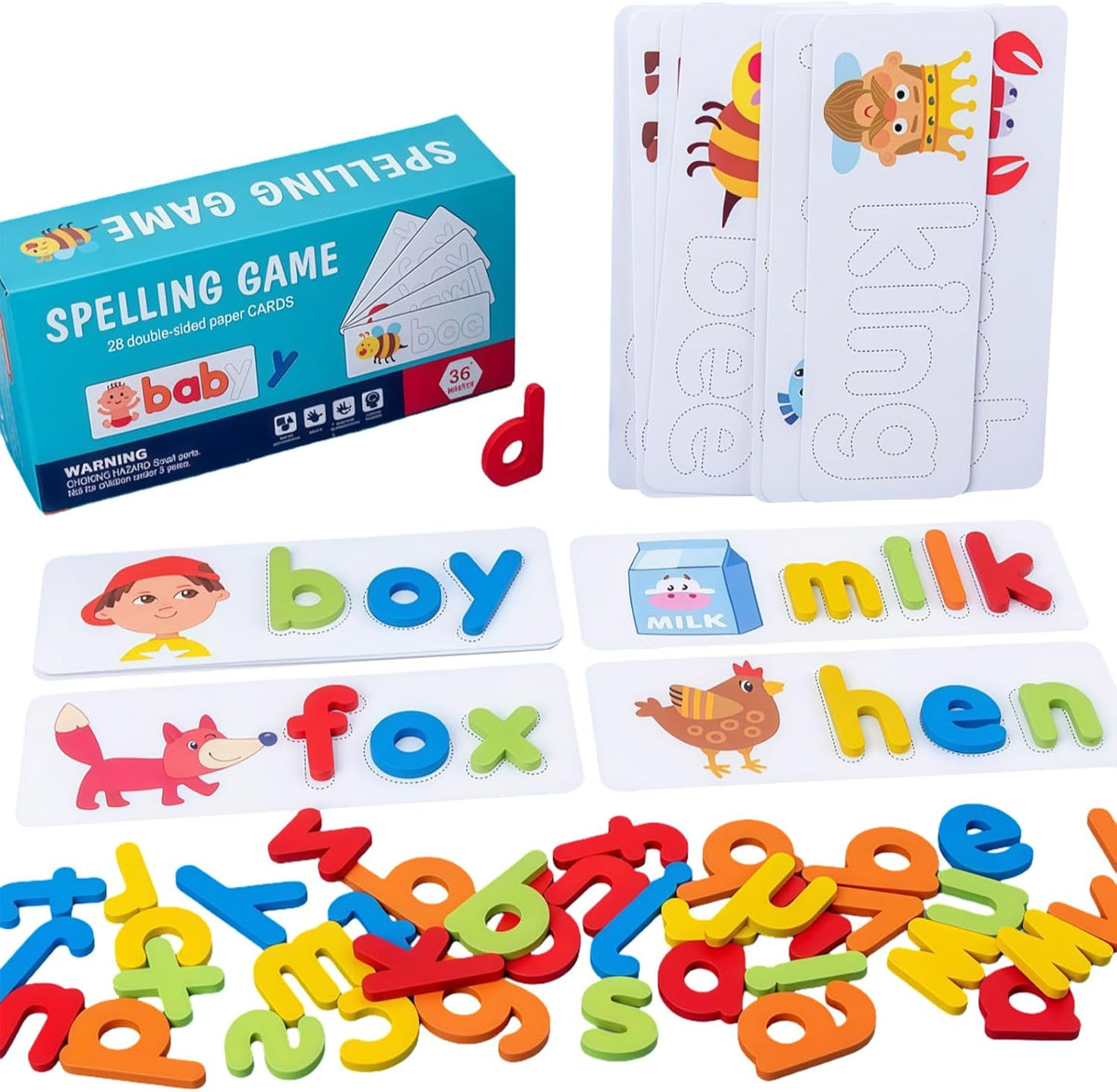 Little Spellers Wooden Word Builder
