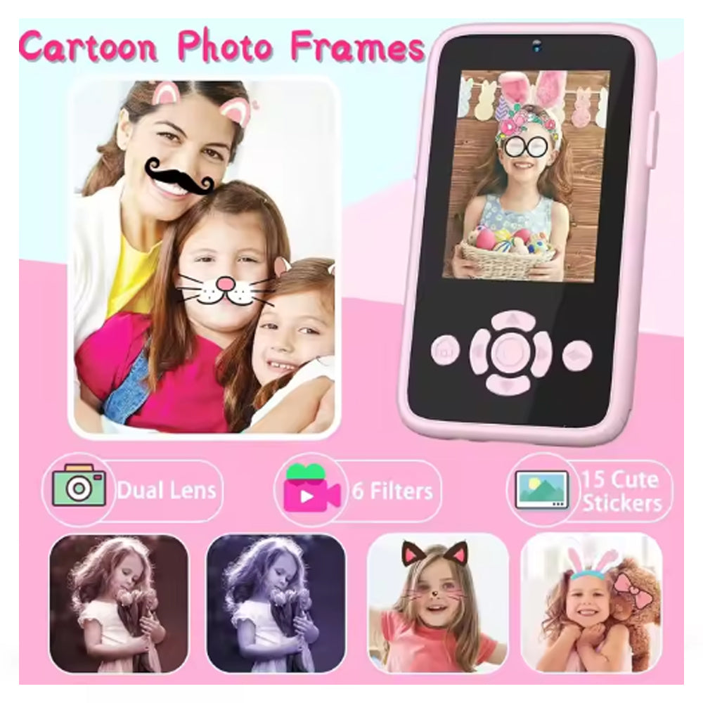 Kids Pretend Smartphone Toy with Cameras, Music & Learning Games, Ages 3–8
