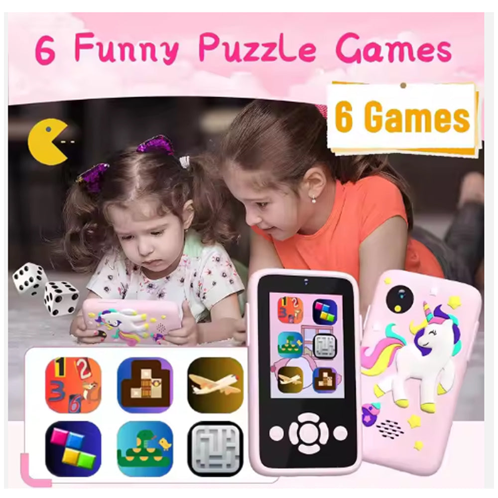 Kids Pretend Smartphone Toy with Cameras, Music & Learning Games, Ages 3–8
