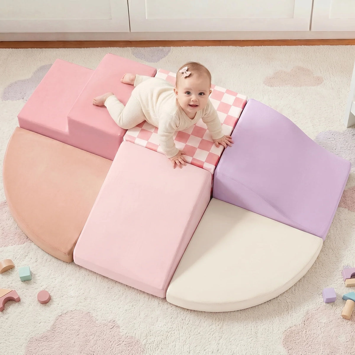 Tiny Land PlayNest Climbing Blocks - Violet — product image 11 of 12