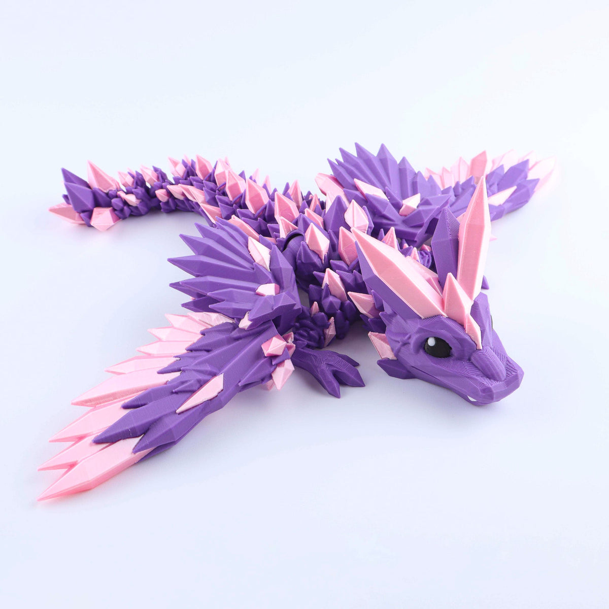 Crystal Wing Baby Dragon Articulated 3D Fidget Toy by Crafts 3D, image 12 of 20