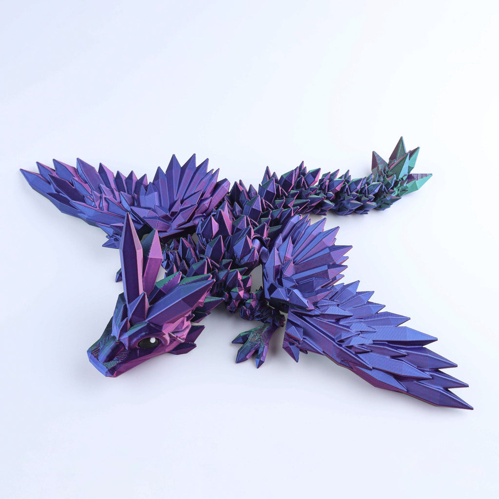 Crystal Wing Baby Dragon Articulated 3D Fidget Toy by Crafts 3D, image 6 of 20