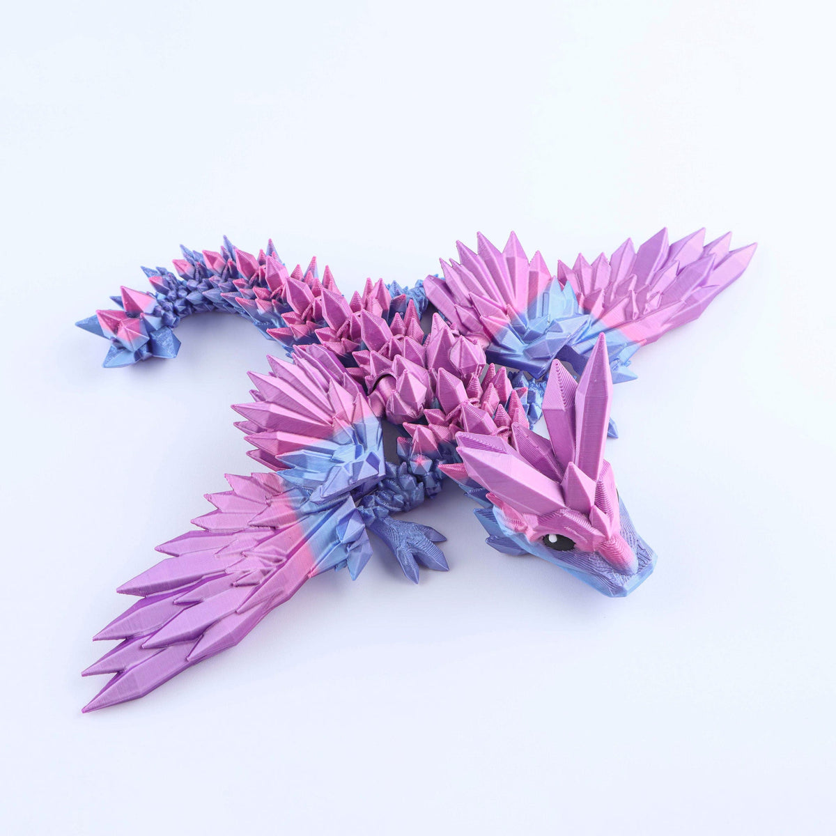 Crystal Wing Baby Dragon Articulated 3D Fidget Toy by Crafts 3D, image 13 of 20