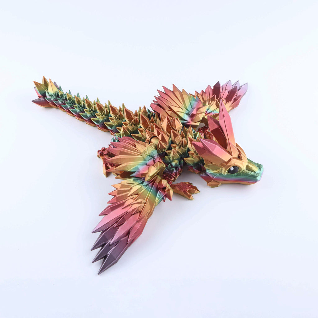 Crystal Wing Baby Dragon Articulated 3D Fidget Toy by Crafts 3D, image 20 of 20