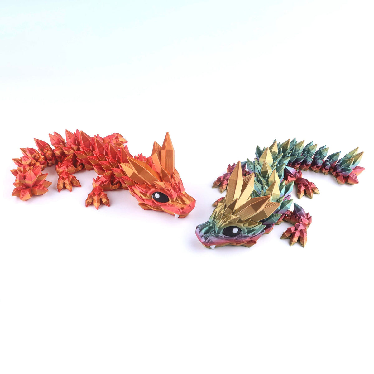 Crystal Baby Dragon Articulated 3D Fidget Toy by Crafts 3D, image 12 of 15