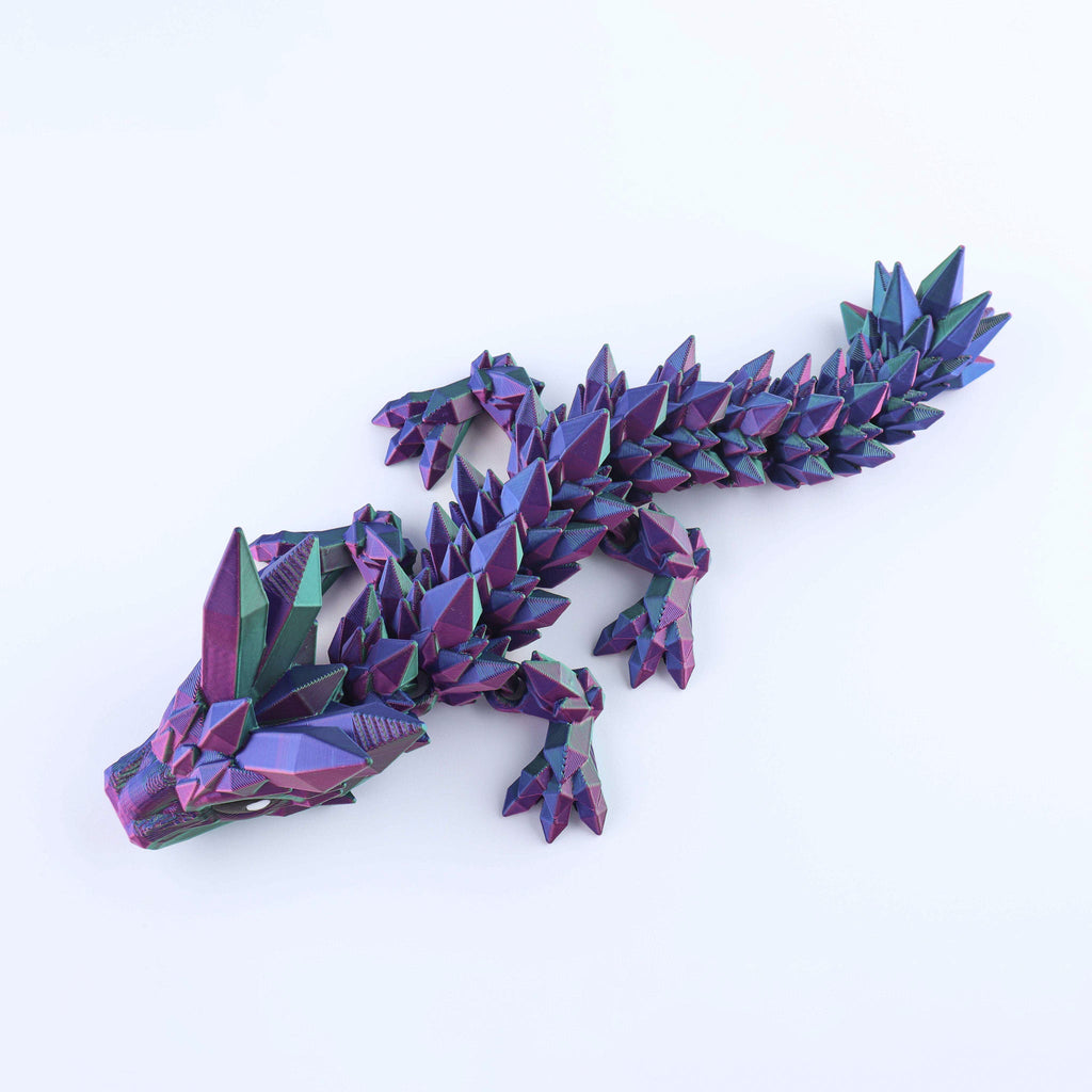Crystal Baby Dragon Articulated 3D Fidget Toy by Crafts 3D, image 10 of 15