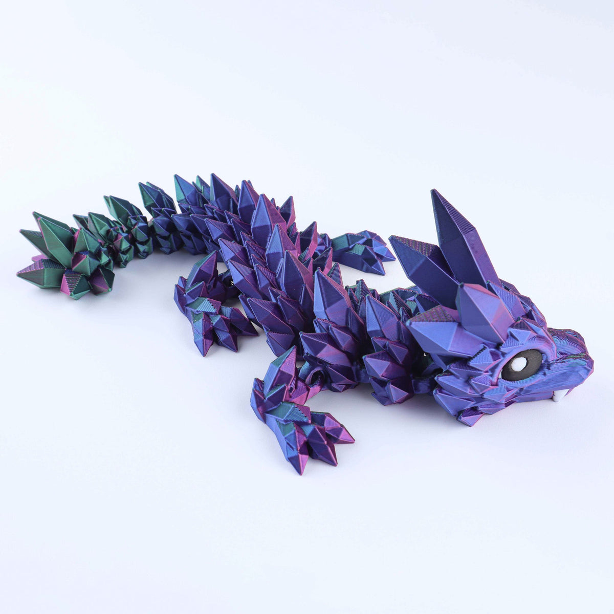 Crystal Baby Dragon Articulated 3D Fidget Toy by Crafts 3D, image 8 of 15