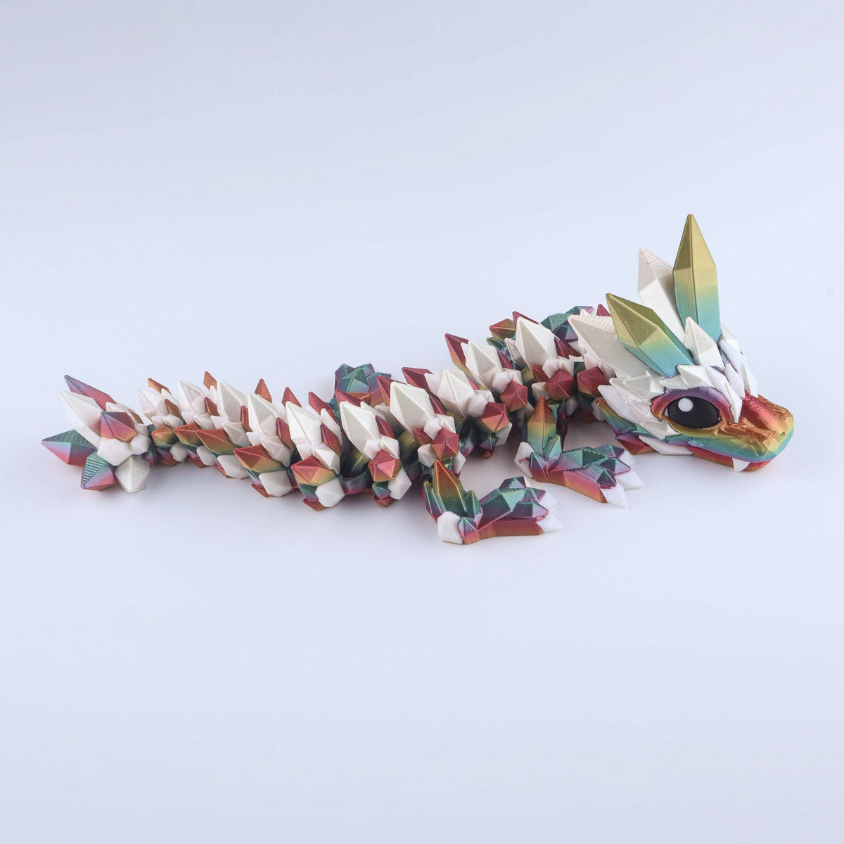 Crystal Baby Dragon Articulated 3D Fidget Toy by Crafts 3D, image 13 of 15