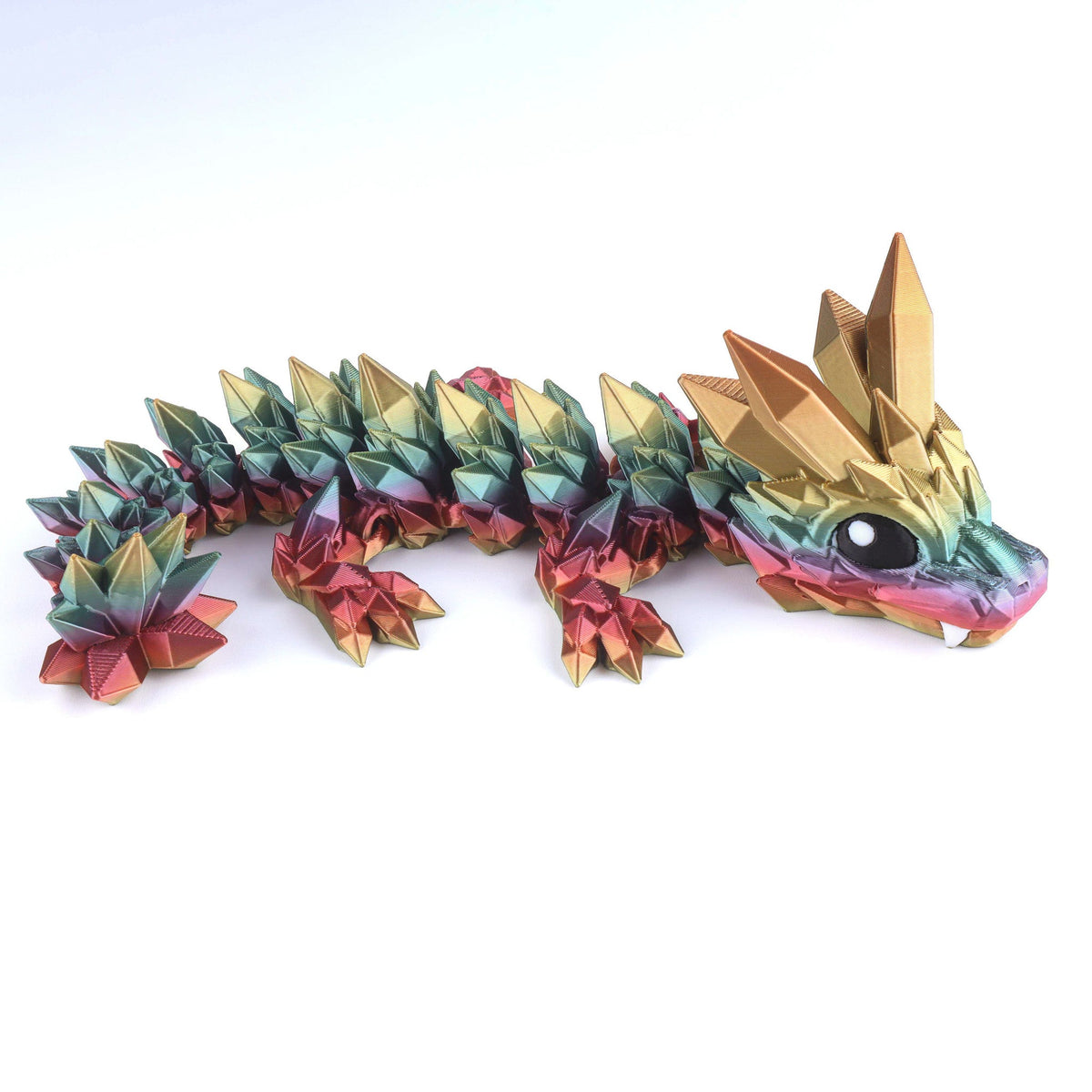 Crystal Baby Dragon Articulated 3D Fidget Toy by Crafts 3D, image 11 of 15