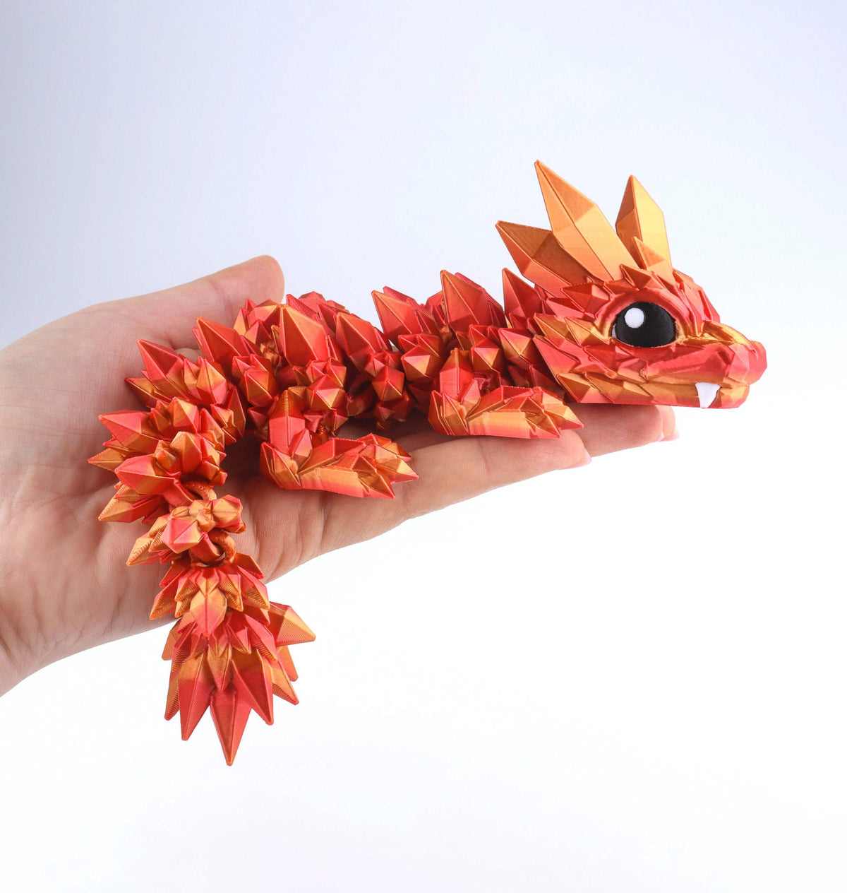 Crystal Baby Dragon Articulated 3D Fidget Toy by Crafts 3D, image 9 of 15
