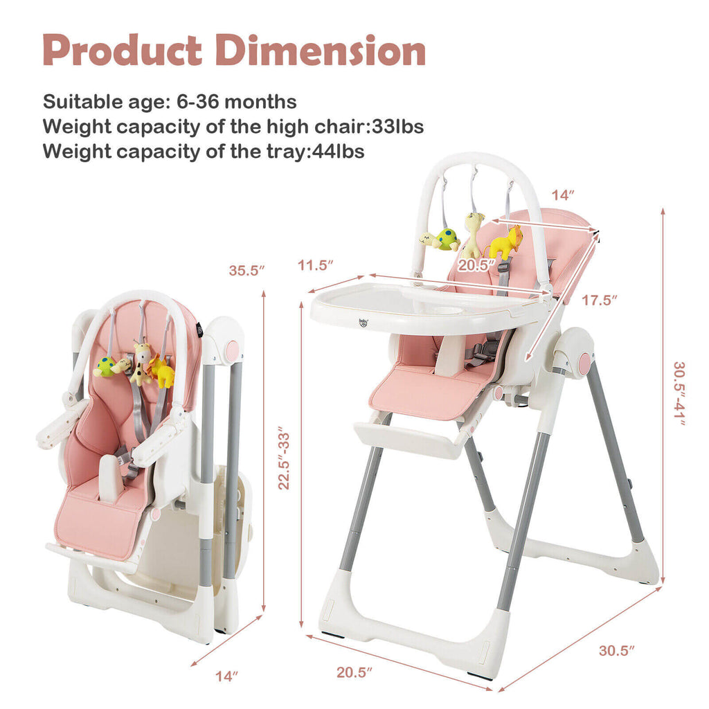 Little Sprouts 4-in-1 Folding High Chair