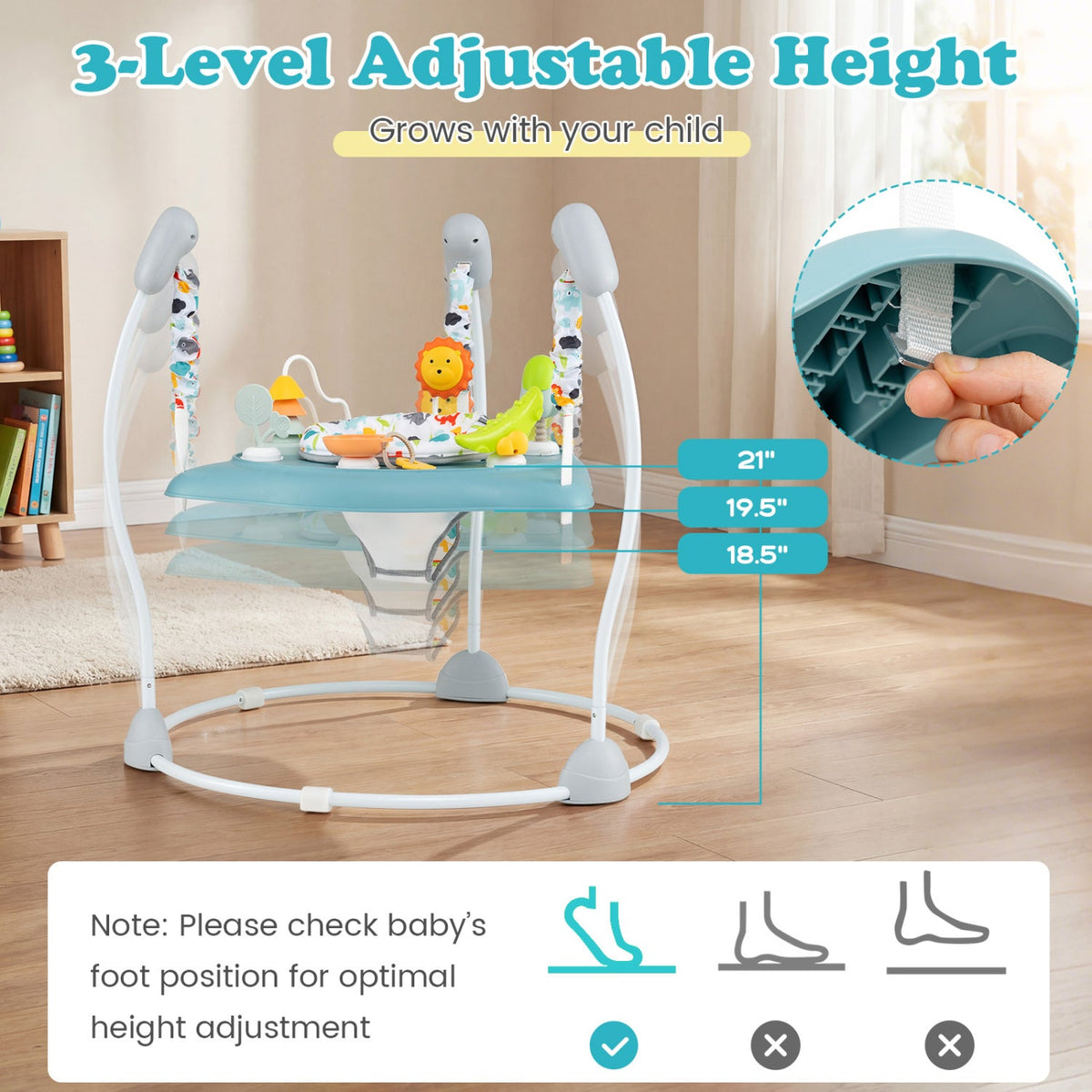 Little Sprouts Spin & Jump Activity Center