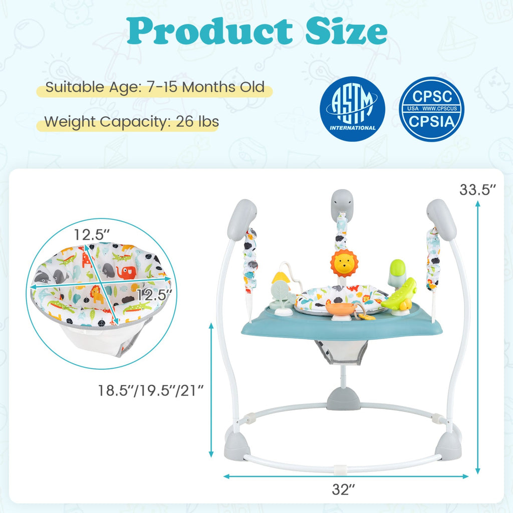 Little Sprouts Spin & Jump Activity Center