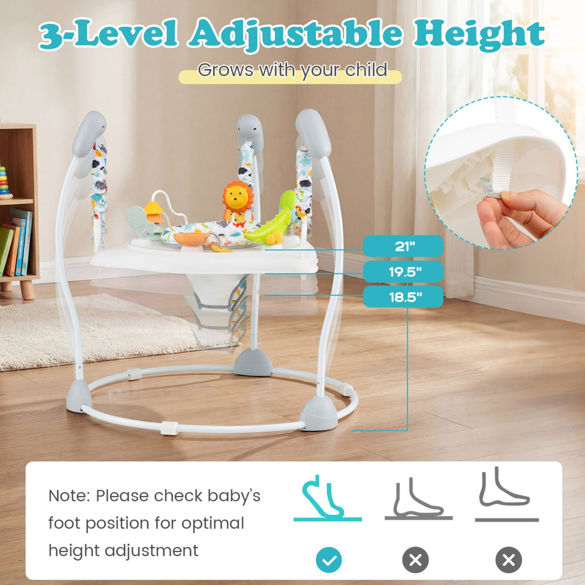 Little Sprouts Spin & Jump Activity Center