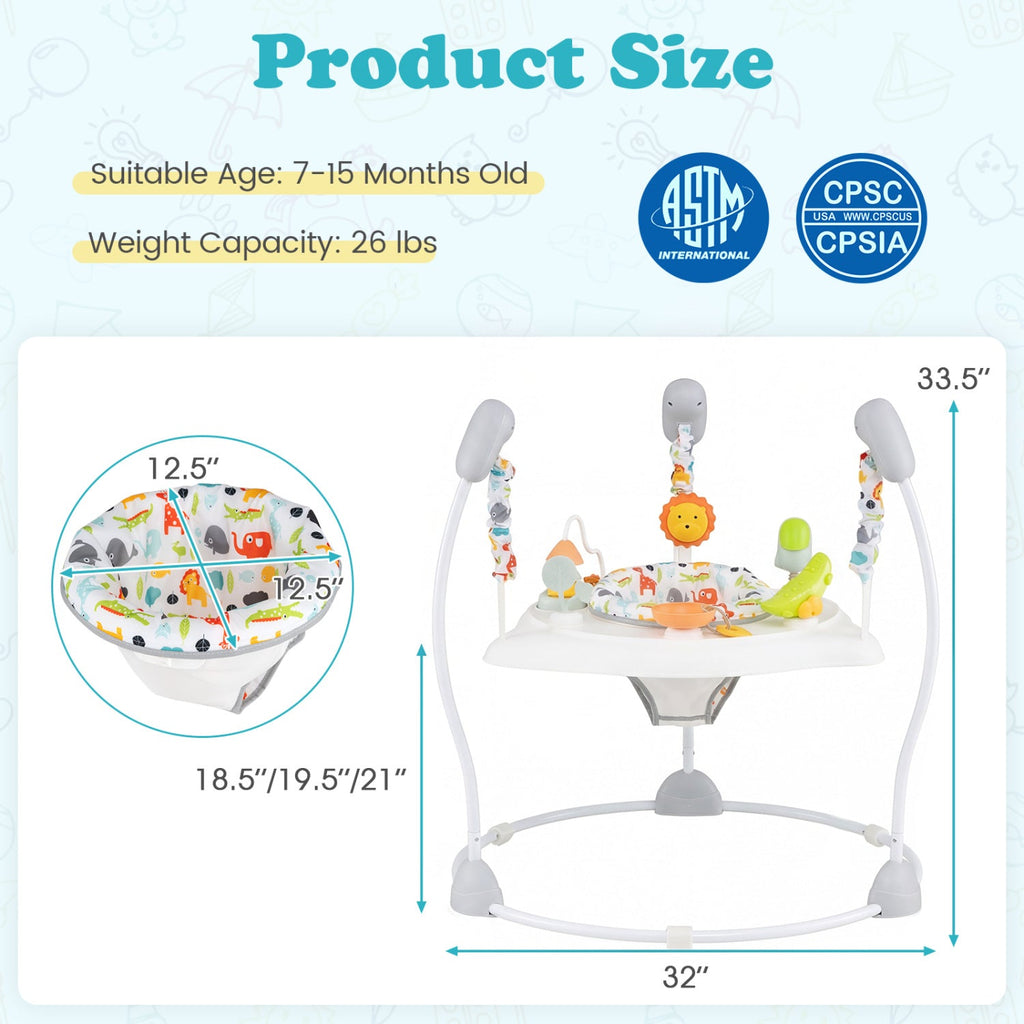 Little Sprouts Spin & Jump Activity Center