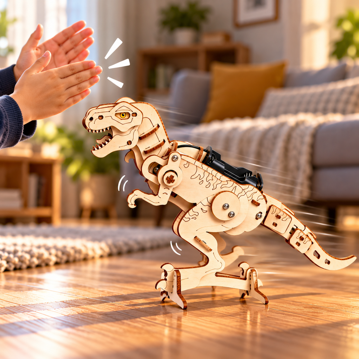 Sound-Activated T-Rex Robot Kit
