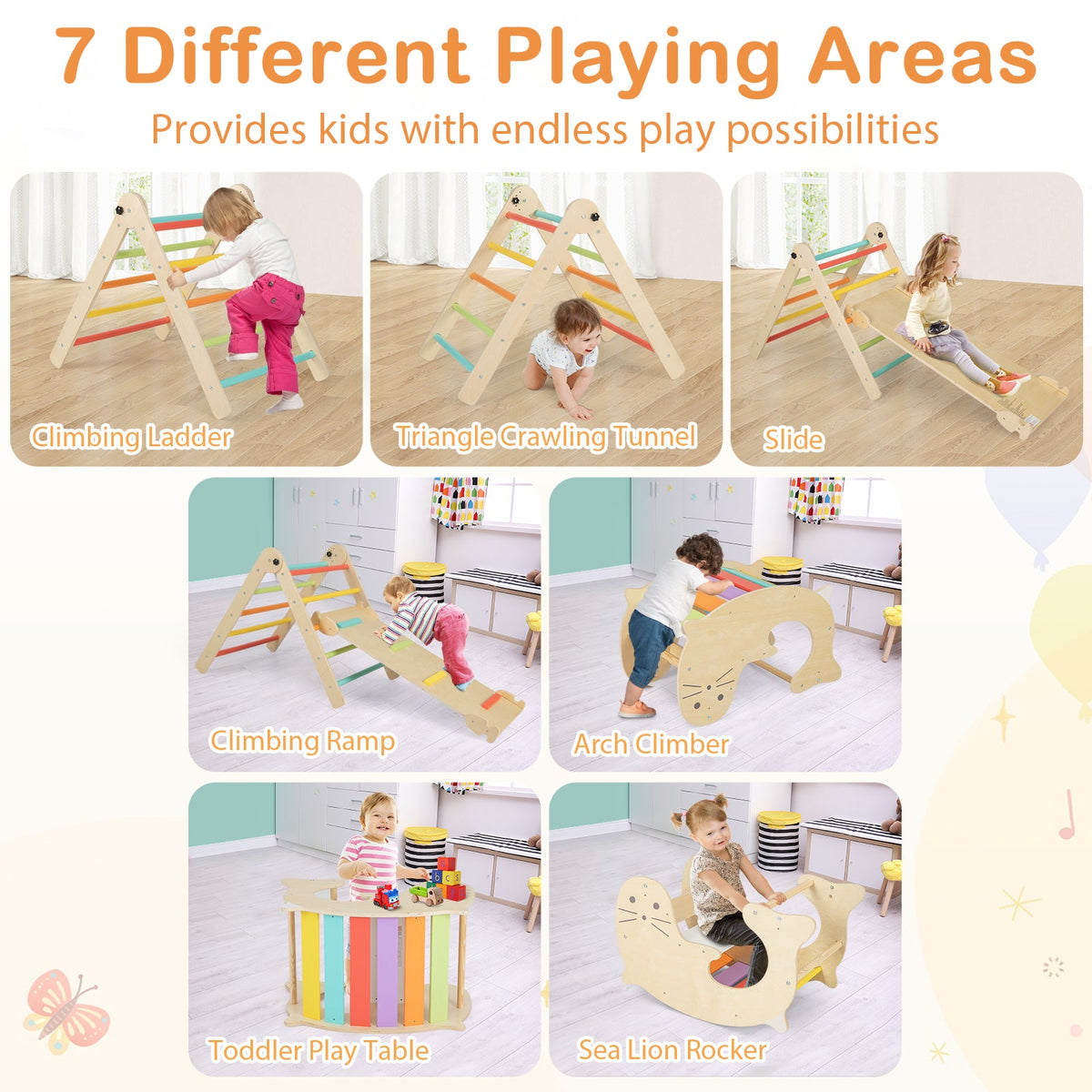 Little Explorer 7-in-1 Indoor Climbing Set