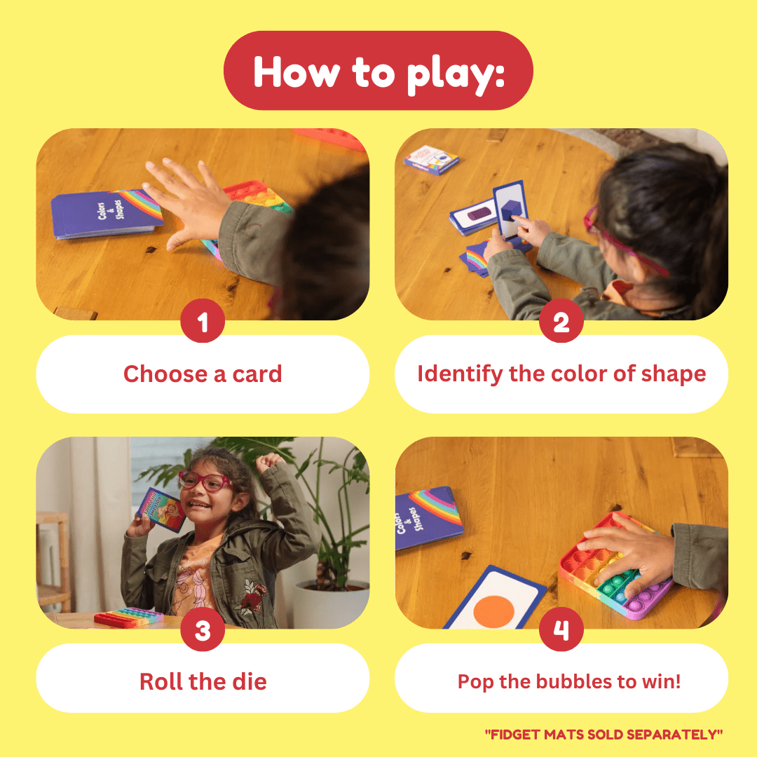 2D & 3D Shapes & Colors Card Pack - Maven Couture Inc