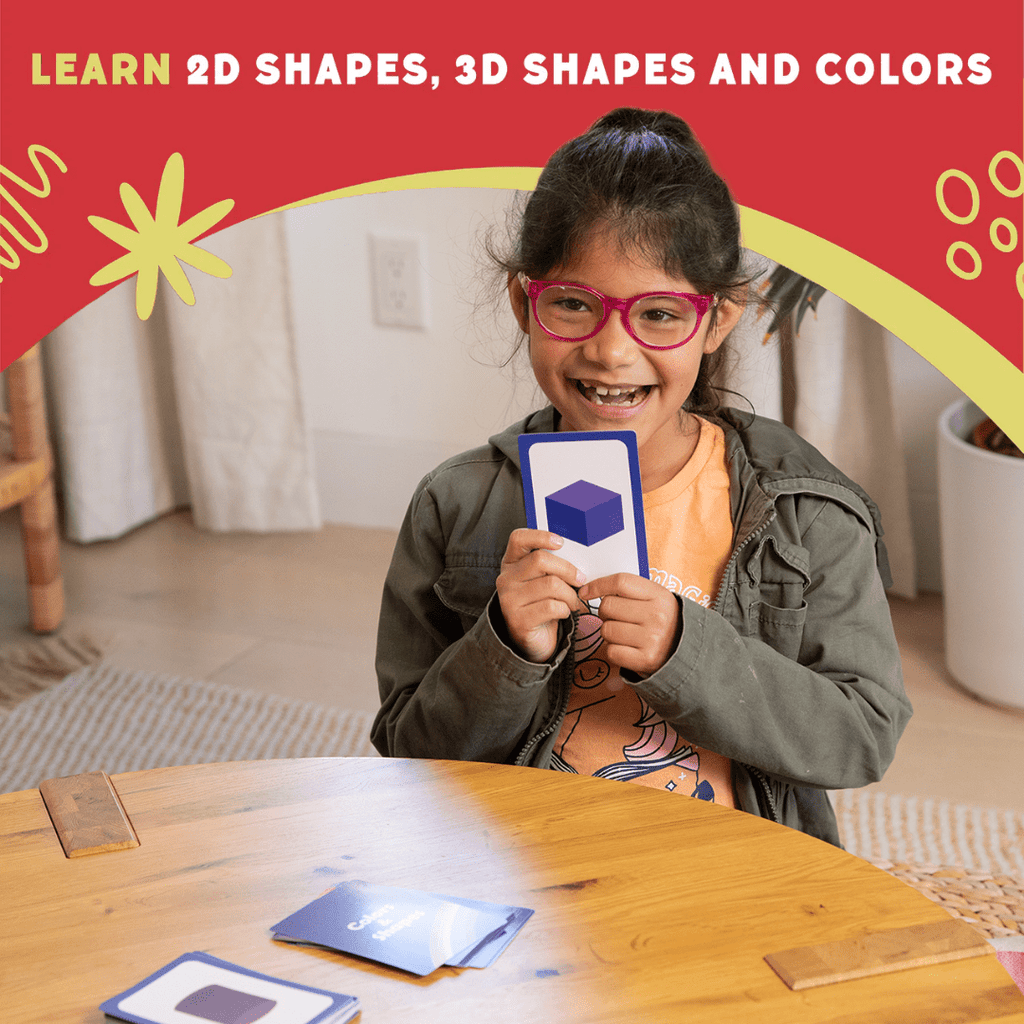 2D & 3D Shapes & Colors Card Pack - Maven Couture Inc