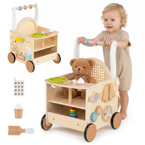13-in-1 Wooden Activity Walker