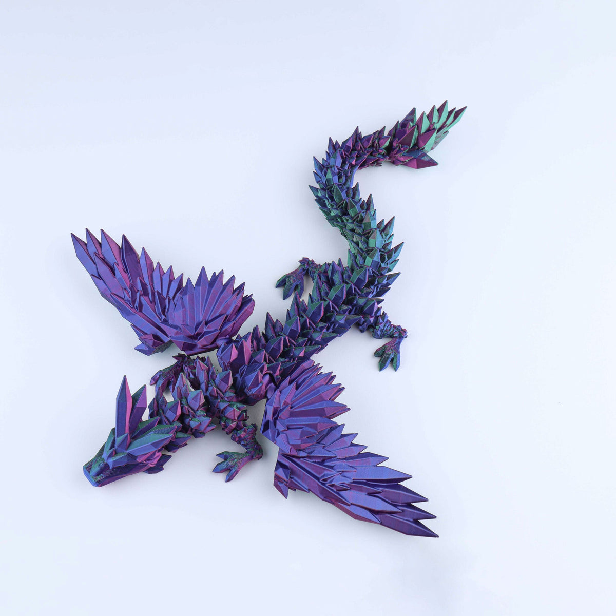 Crystal Wing Dragon Articulated 3D Fidget Toy by Crafts 3D, image 16 of 30