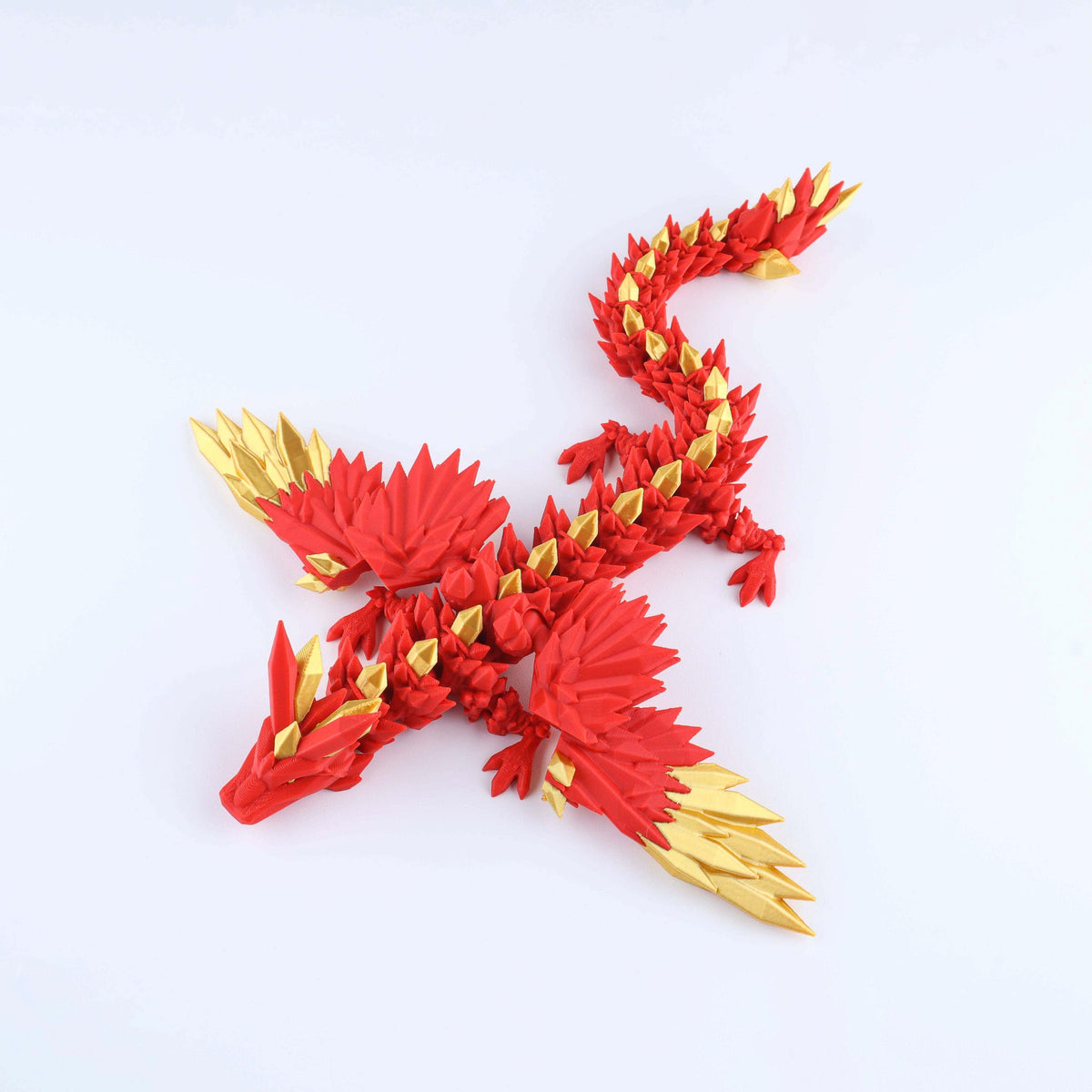 Crystal Wing Dragon Articulated 3D Fidget Toy by Crafts 3D, image 18 of 30
