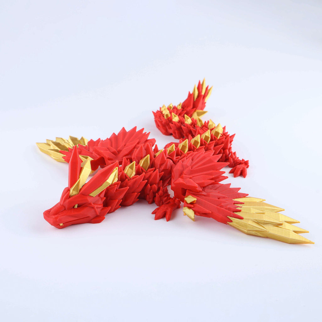 Crystal Wing Dragon Articulated 3D Fidget Toy by Crafts 3D, image 21 of 30
