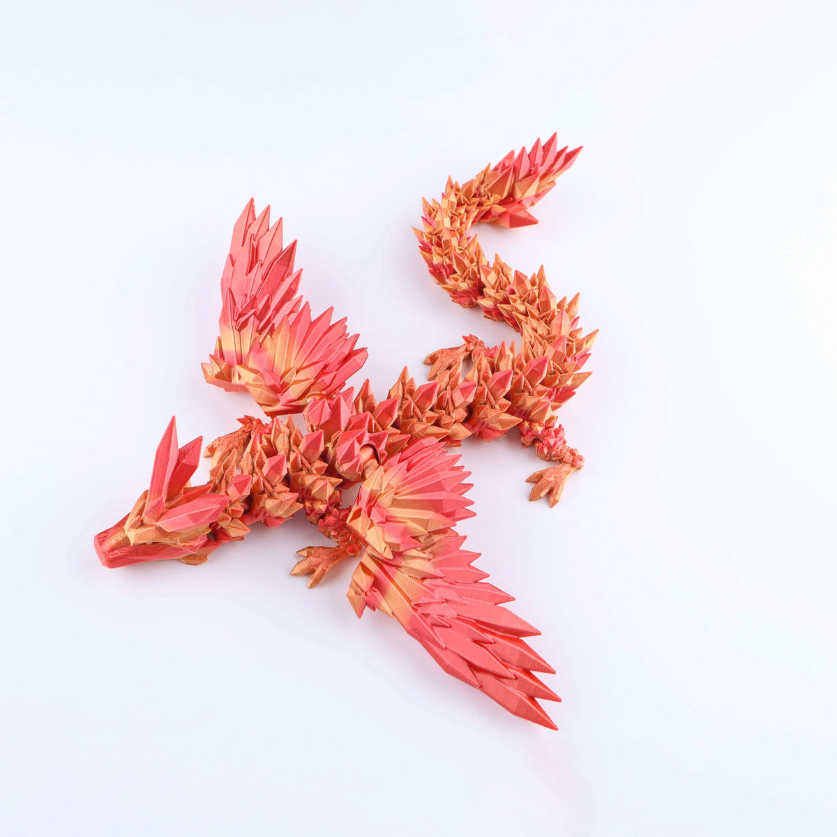 Crystal Wing Dragon Articulated 3D Fidget Toy by Crafts 3D, image 15 of 30