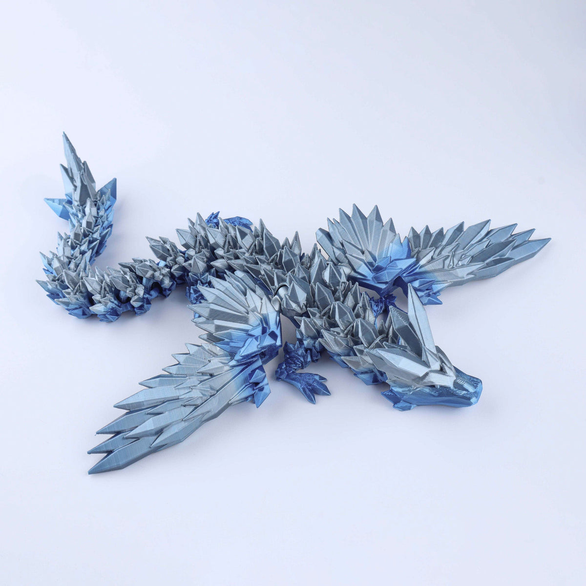 Crystal Wing Dragon Articulated 3D Fidget Toy by Crafts 3D, image 12 of 30