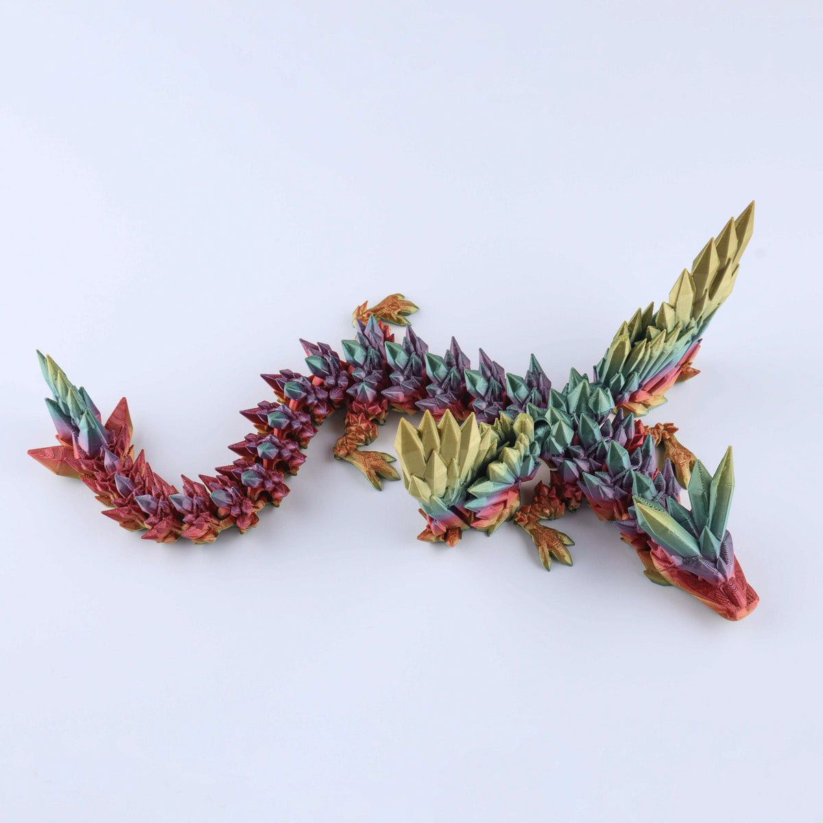 Crystal Wing Dragon Articulated 3D Fidget Toy by Crafts 3D, image 17 of 30