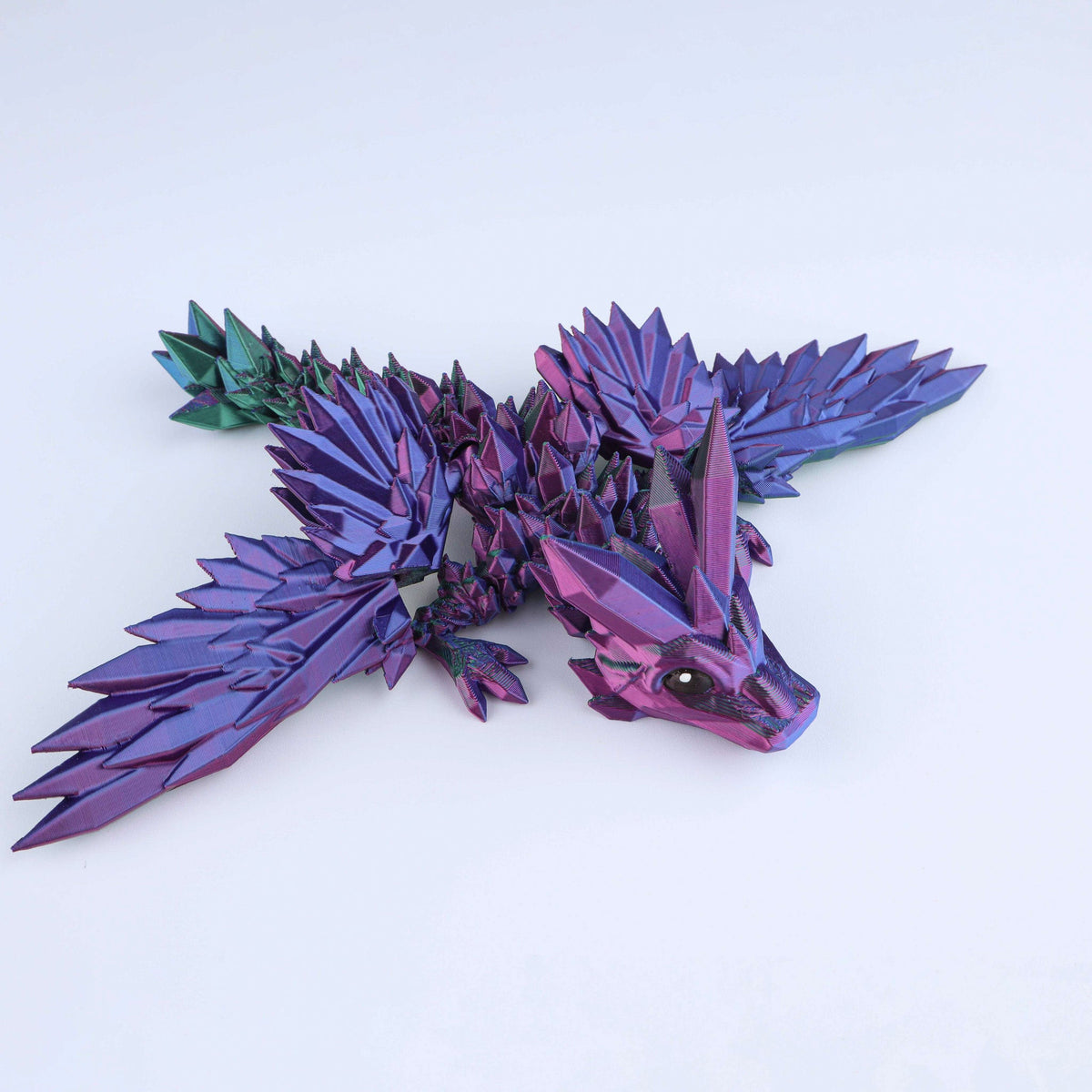 Crystal Wing Tadling Dragon Articulated 3D Fidget Toy by Crafts 3D, image 10 of 10