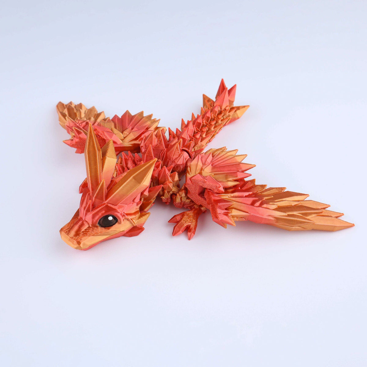 Crystal Wing Tadling Dragon Articulated 3D Fidget Toy by Crafts 3D, image 7 of 10
